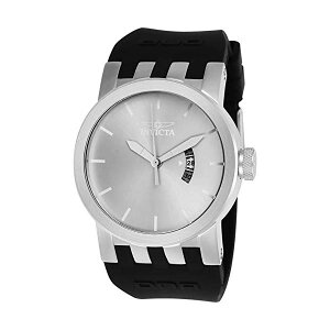 �C���r�N�^ �r���v INVICTA �C�����B�N�^ �����Y �j���p 25055 Invicta Men's DNA Urban Silver Sunray Dial Black Silicone Watch