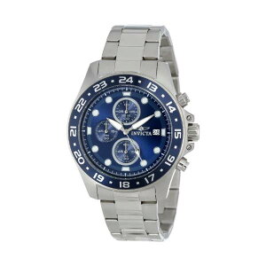 CrN^ rv INVICTA CBN^ v_Co[ Y jp 15205 Invicta Men's 15205 Pro Diver Chronograph Blue Dial Stainless Steel Watch
