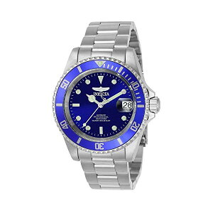 CrN^ rv INVICTA CBN^ v_Co[ Y jp 9094OB Invicta Men's 9094OB Pro Diver Collection Stainless Steel Watch with Link Bracelet, Silver/Blue