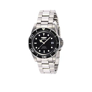 �C���r�N�^ �r���v INVICTA �C�����B�N�^ �v���_�C�o�[ �����Y �j���p 8926 Invicta Men's 8926 Pro Diver Collection Automatic Watch, Silver-Tone/Black Dial/Half Open Back