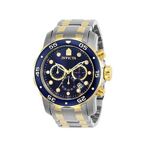 CrN^ rv INVICTA CBN^ v_Co[ Y jp 0077 Invicta Men's 0077 Pro Diver Chronograph Blue Dial Watch