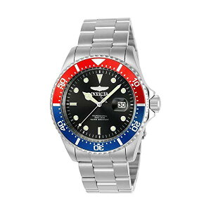 �C���r�N�^ �r���v INVICTA �C�����B�N�^ �v���_�C�o�[ �����Y �j���p 23384 Invicta Men's Pro Diver Quartz Diving Watch with Stainless-Steel Strap, Silver, 14 (Model: 23384)