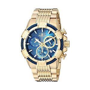 CrN^ rv INVICTA CBN^ {g Y jp 25866 Invicta Men's Bolt Quartz Watch with Stainless-Steel Strap, Gold, 30 (Model: 25866)