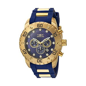 �C���r�N�^ �r���v INVICTA �C�����B�N�^ �v���_�C�o�[ �����Y �j���p 20280 Invicta Men's Pro Diver Stainless Steel Quartz Watch with Polyurethane Strap, Blue, 25 (Model: 20280)
