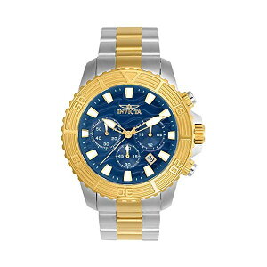 �C���r�N�^ �r���v INVICTA �C�����B�N�^ �v���_�C�o�[ �����Y �j���p 24002 Invicta Men's Pro Diver Quartz Watch with Stainless-Steel Strap, Two Tone, 22 (Model: 24002)