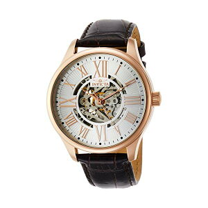CrN^ rv INVICTA CBN^ re[W Y jp 22569 Invicta Men's 22569 Vintage Analog Display Automatic Self Wind Brown/Rose GoldWatch