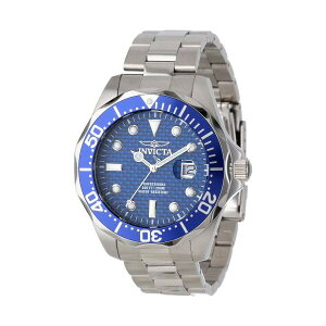 CrN^ rv INVICTA CBN^ v_Co[ Y jp 12563 Invicta Men's 12563 Pro Diver Blue Carbon Fiber Dial Stainless Steel Watch