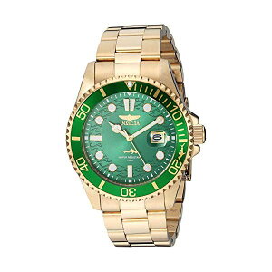 �C���r�N�^ �r���v INVICTA �C�����B�N�^ �v���_�C�o�[ �����Y �j���p 30027 Invicta Men's Pro Diver Quartz Watch with Stainless Steel Strap, Gold, 22 (Model: 30027)