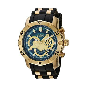 CrN^ rv INVICTA CBN^ v_Co[ Y jp 23425 Invicta Men's Pro Diver Stainless Steel Quartz Watch with Silicone Strap, Black, 26 (Model: 23425)