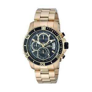 CrN^ rv INVICTA CBN^ v_Co[ Y jp 22414 Invicta Men's Pro Diver Quartz Watch with Stainless-Steel Strap, Gold, 21.5 (Model: 22414)
