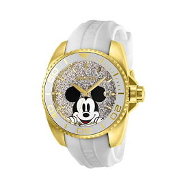 インビクタ INVICTA インヴィクタ 腕時計 ウォッチ 27379 ディズニー 限定 ミッキー レディース 女性用 Invicta Women's Disney Limited Edition Stainless Steel Quartz Watch with Silicone Strap, White, 20 (Model: 27379)