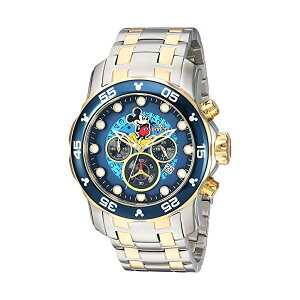 �C���r�N�^ INVICTA �C�����B�N�^ �r���v �E�H�b�` 23769 �f�B�Y�j�[ ���� �~�b�L�[ �����Y �j���p Invicta Men's Disney Limited Edition Quartz Watch with Two-Tone-Stainless-Steel Strap, 26 (Model: 23769)