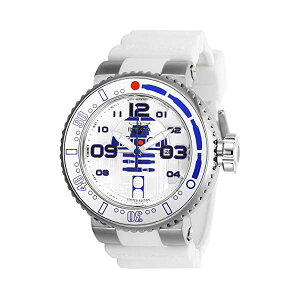 CrN^ INVICTA CBN^ rv EHb` Star Wars 27672 X^[EH[Y R2-D2 Y jp Invicta Men's Star Wars Stainless Steel Quartz Watch with Silicone Strap, White, 29.8 (Model: 27672)