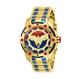 インビクタ INVICTA インヴィクタ 腕時計 ウォッチ 26839 ワンダーウーマン DCコミックス レディース 女性用 Invicta 26839 DC Comics Wonder Women Women's 39.5mm Gold-Tone Blue Dial Watch