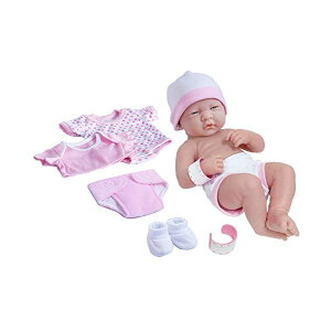 JCgCY xr[h[ Ԃl` ւ ܂܂ WF[V[gCY JC Toys 8 piece Layette Baby Dollift Set | JC Toys - La Newborn Nursery | 14" Life-Like Newborn Doll/ Accessories | Pink | Ages 2+