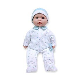 JCトイズ ベビードール 赤ちゃん人形 着せ替え おままごと ジェーシートイズ JC Toys Caucasian 16-inch Medium Soft Body Baby DollC Toys - La Baby Washable Removable Blue Outfit w/ Hat and Pacifier For Children 12 Months +, 16 inches
