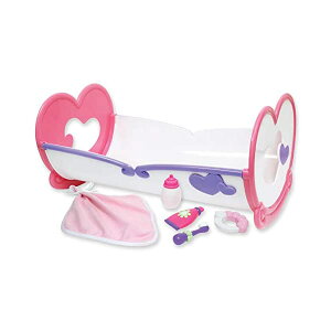 JCgCY xr[h[ Ԃl` ւ ܂܂ WF[V[gCY JC Toys JC Toys Deluxe Rocking Dollrib and Accessories Perfect for Small and Large Dolls up to 16".