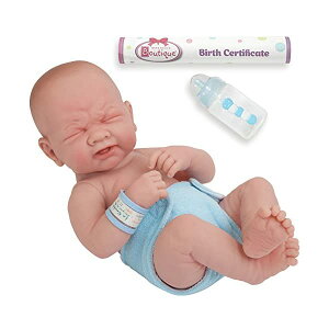 JCgCY xr[h[ Ԃl` ւ ܂܂ WF[V[gCY JC Toys La Newborn Boutique - Realistic 14" Anatomically Correct Real Boy Baby Doll All Vinyl gFirst Tearh Designed by Berenguer ? Made in Spain
