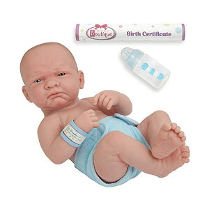 JCgCY xr[h[ Ԃl` ւ ܂܂ WF[V[gCY JC Toys La Newborn Boutique - Realistic 14" Anatomically Correct Real Boy Baby Dollll Vinyl First Day Designed by Berenguer Made in Spain