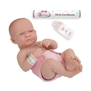 JCgCY xr[h[ Ԃl` ւ ܂܂ WF[V[gCY JC Toys La Newborn Boutique - Realistic 14" Anatomically Correct Real Girl Baby Dollll Vinyl First Day Designed by Berenguer Made in Spain