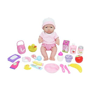 JCgCY xr[h[ Ԃl` ւ ܂܂ WF[V[gCY JC Toys La Newborn JC Toys 25 Piece Layette Deluxe Newborn Gift Set | 12" Life-Like Posable Vinyl Newborn Doll/ Accessories | Pink | Waterproof |Ages 2+