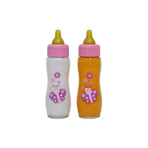 JCgCY xr[h[ Ԃl` ւ ܂܂ WF[V[gCY JC Toys JC Toys Deluxe Disappearing Magic Bottles | Fits All Dolls | Milk and Juice | Butterfly Theme | Ages 2+