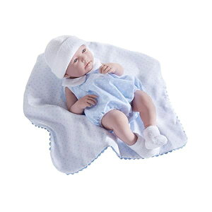 JCgCY xr[h[ Ԃl` ւ ܂܂ WF[V[gCY JC Toys JC Toys La Newborn - Realistic 17" Anatomically Correct gREAL BOYh Baby Doll All Vinyl in Blue Bubble Suit and Blanket Designed by Berenguer