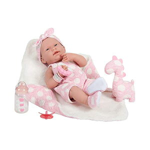 JCgCY xr[h[ Ԃl` ւ ܂܂ WF[V[gCY JC Toys JC Toys La Newborn All-Vinyl-Anatomically Correct Real Girl 15" Baby Dolln Pink and Deluxe Accessories, Designed by Berenguer.