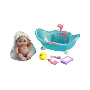 JCgCY xr[h[ Ԃl` ւ ܂܂ WF[V[gCY JC Toys JC Toys Designed by Berenguer Baby Play Dolls, Pink, Purple, 8.5"