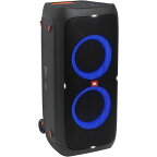 送料無料 即納 JBL PARTYBOX310 Bluetoothスピーカー ワイヤレス IPX4/マイク入力/ギター入力搭載/キャスター付き ブラック