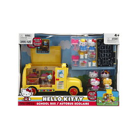 ハローキティー スクールバス プレイセット おもちゃ おままごと キティちゃん ジェイダトイズ Jada Toys Hello Kitty Deluxe School Bus Playset