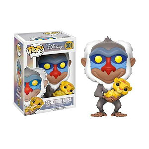 CILO t@R |bv tBL tBMA ObY  fBYj[ Funko Pop Disney Lion King-Rafiki with Simba Toy