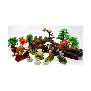 CILO tBMA Zbg l` ObY  fBYj[ LION KING Play Set Featuring Random Lion King Figures and Accessories, May Include Simba, Scar, Mufasa, Nala, Rafiki, Timon, Pumbaa Figures