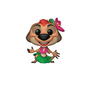 CILO t@R |bv eB tBMA ObY  fBYj[ Funko Pop! Disney Lion King Luau Timon Toy, Multicolor