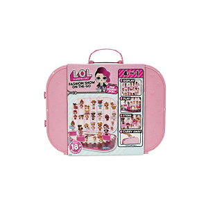 LOLTvCY  ObY tBMA l` t@bVh[ L.O.L. Surprise! Fashion Show On-The-Go Storage/Playset with Doll Included ? Light Pink