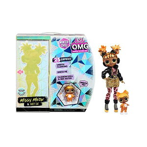 LOLTvCY  ObY tBMA l` t@bVh[ L.O.L. Surprise! O.M.G. Winter Chill Missy Meow Fashion Doll & Baby Cat Doll with 25 Surprises