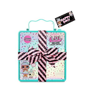 LOLTvCY  ObY tBMA l` t@bVh[ L.O.L. Surprise Deluxe Present Surprise with Limited Edition Sprinkles Doll and Pet, Teal