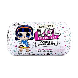 LOLサプライズ おもちゃ グッズ フィギュア 人形 ファッションドール L.O.L. Surprise! Confetti Under Wraps Doll with 15 Surprises & Exclusive Doll Collectible and Accessories, for Ages 6 and Up | Surprise Pop of Confetti in Every Capsule Surprise