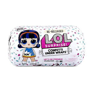 LOLTvCY  ObY tBMA l` t@bVh[ L.O.L. Surprise! Confetti Under Wraps Doll with 15 Surprises & Exclusive Doll Collectible and Accessories, for Ages 6 and Up | Surprise Pop of Confetti in Every Ca