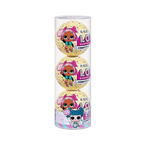 LOLTvCY 3Zbg  ObY tBMA l` t@bVh[ L.O.L. Surprise! Confetti Pop 3 Pack Glamstronaut 3 Re-Released Dolls Each with 9 Surprises (571964)