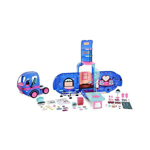 LOLTvCY LsOJ[ OsO  ObY tBMA l` t@bVh[ LOL Surprise 4-in-1 Glamper Fashion Camper with 55+ Surprises Fully-Furnished with Light Up Pool, Water Slide, Bunk Bed