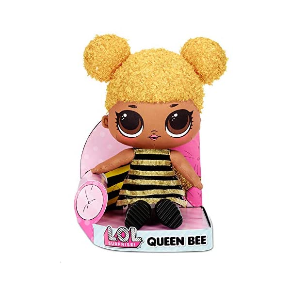 LOLサプライズ ぬいぐるみ おもちゃ グッズ 高評価なギフト フィギュア 人形 ファッションドール L.O.L. 評判 Doll Bee Surprise Plush Queen Soft Huggable