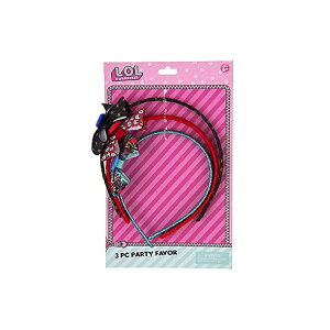 LOLTvCY wAoh  ObY tBMA l` t@bVh[ LOL Surprise Party Supplies, Party Favors Collection - 3PC Side-Bow Headband Collection