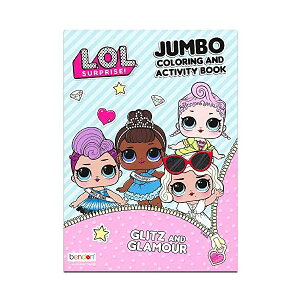 LOLTvCY  ObY tBMA l` t@bVh[ L.O.L. Surprise! LOL! 80PG Coloring Book-1 Pc, Multicolor