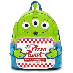 ���E���W�t���C �g�C �X�g�[���[ �s�U �v���l�b�g �G�C���A�� �~�j �o�b�N�p�b�N Loungefly Toy Story Pizza Planet Alien Mini Backpack