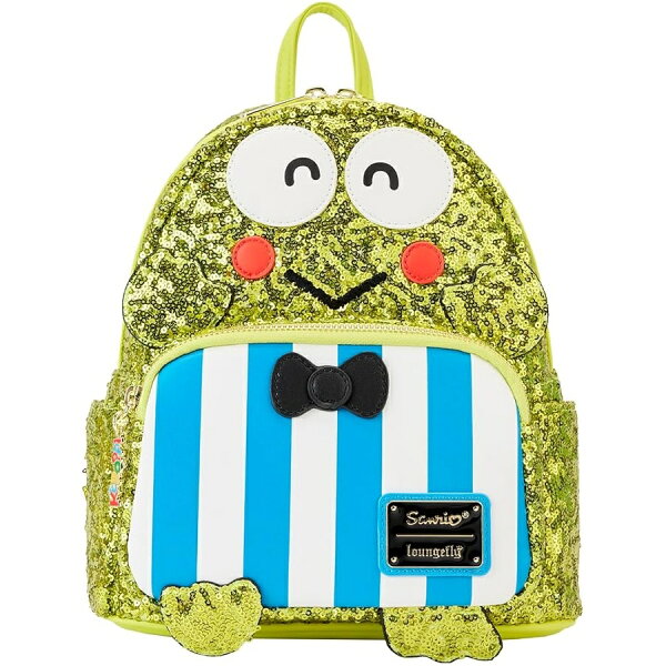 ラウンジフライ サンリオ スパンコール けろっぴ グリーン ミニ バックパック Loungefly Sanrio Sequin Keroppi Green Mini Backpack