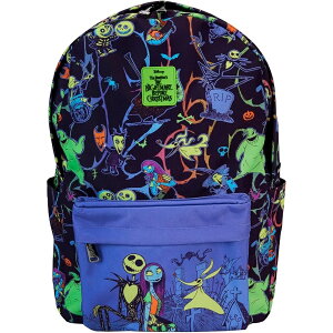 ���E���W�t���C �f�B�Y�j�[ NBC �l�I���~���t���T�C�Y �i�C���� �o�b�N�p�b�N Loungefly Disney NBC Neon Glow-in-Dark Full-Size Nylon Backpack
