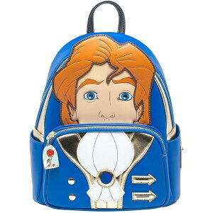 Loungefly �f�B�Y�j�[ �����Ɩ�b �A�_�����q �R�X�v�� ���f�B�[�X �o�b�N�p�b�N Loungefly Disney Beauty and the Beast Prince Adam Cosplay Women's Backpack