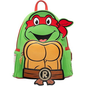 Loungefly �j�R���f�I�� TMNT ���t�@�G�� �R�X�v�� ���f�B�[�X �o�b�N�p�b�N Loungefly Nickelodeon TMNT Raphael Cosplay Women's Backpack