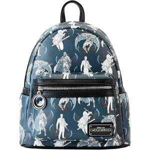 ���E���W�t���C ���[���i�C�g �}�[�x�� �t�F�C�N���U�[ �~�j �o�b�N�p�b�N Loungefly Moon Knight Marvel faux Leather Mini Backpack